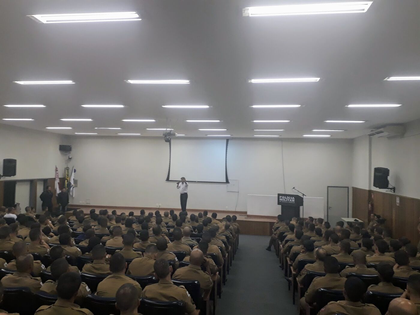 Registro da parceria da ASAP+ com Polícia Militar de Minas Gerais