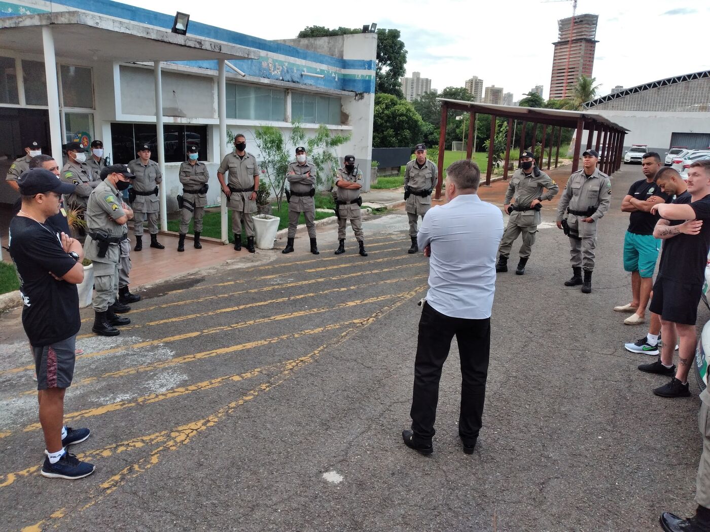 Registro da parceria da ASAP+ com Polícia Militar de Goiás