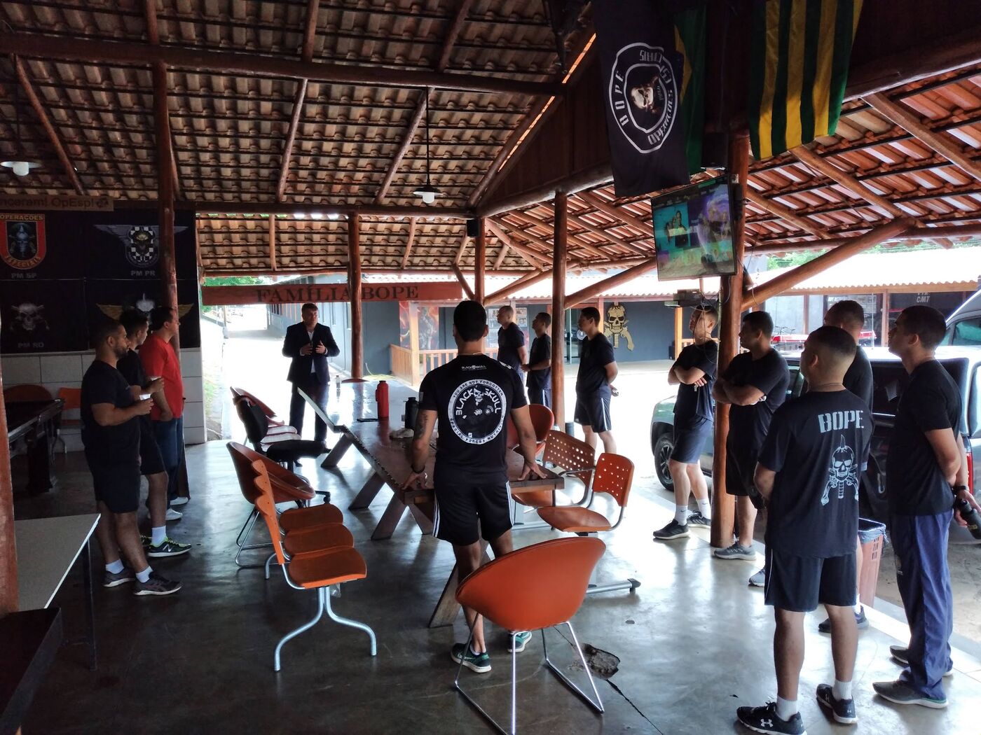 Registro da parceria da ASAP+ com Polícia Militar de Goiás