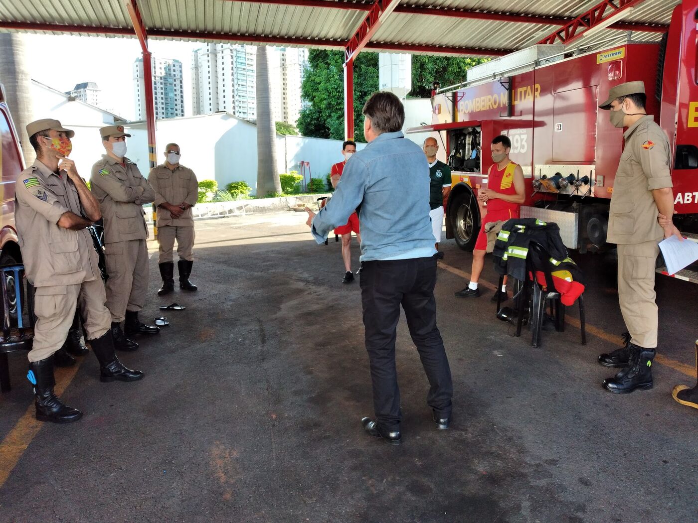Registro da parceria da ASAP+ com Corpo de Bombeiros