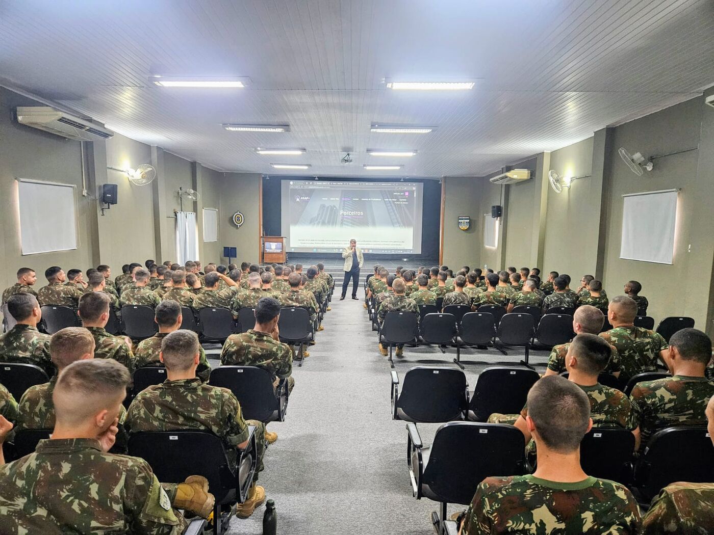 Registro da parceria da ASAP+ com CMS - Comando Militar do Sul