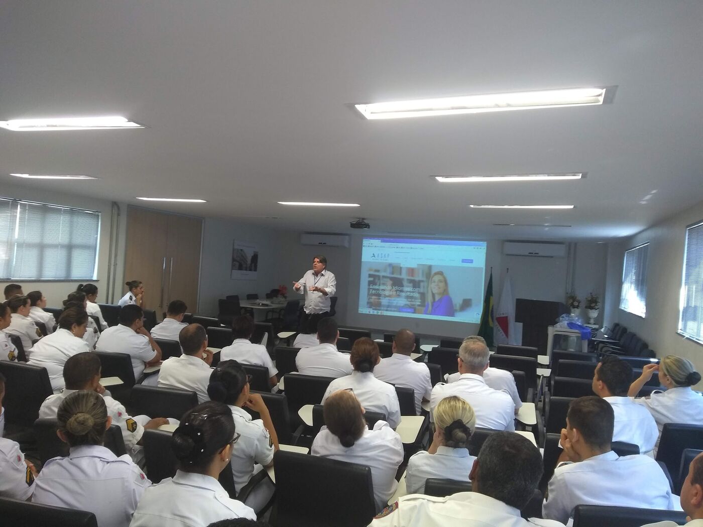 Registro da parceria da ASAP+ com Polícia Militar de Minas Gerais