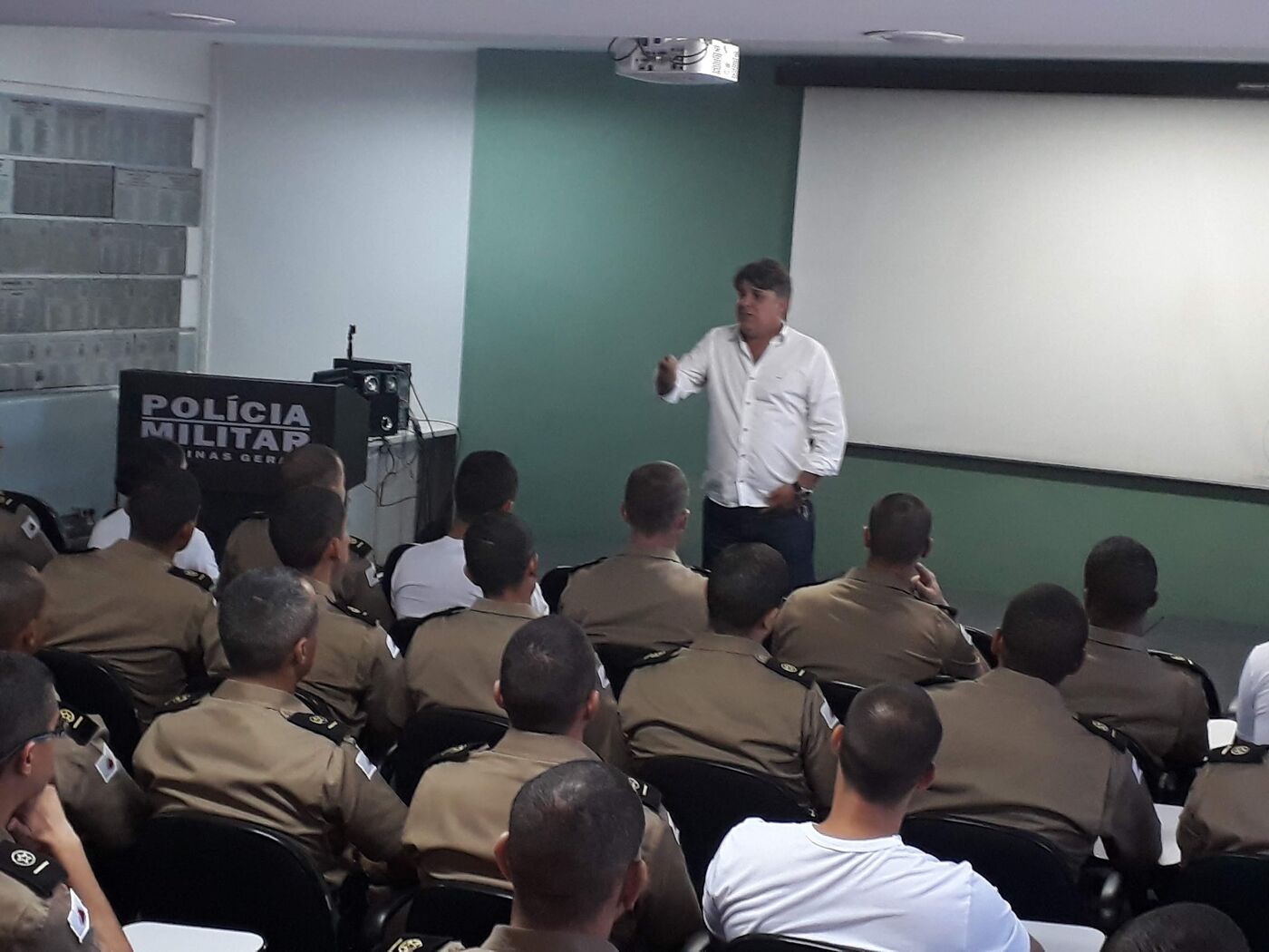 Registro da parceria da ASAP+ com Polícia Militar de Minas Gerais