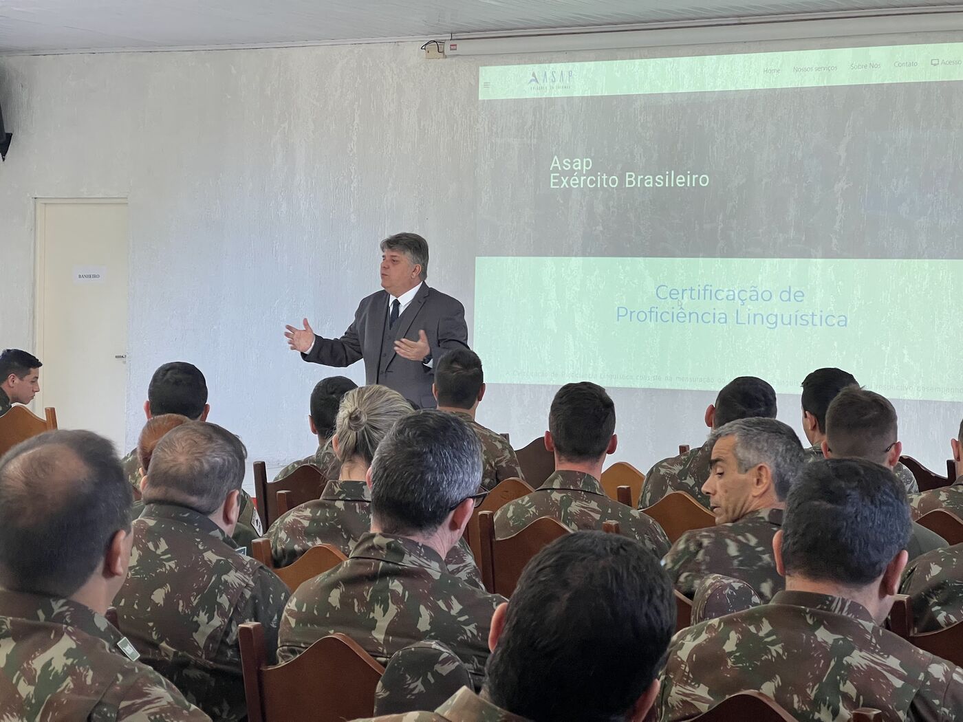 Registro da parceria da ASAP+ com CMP - Comando Militar do Planalto