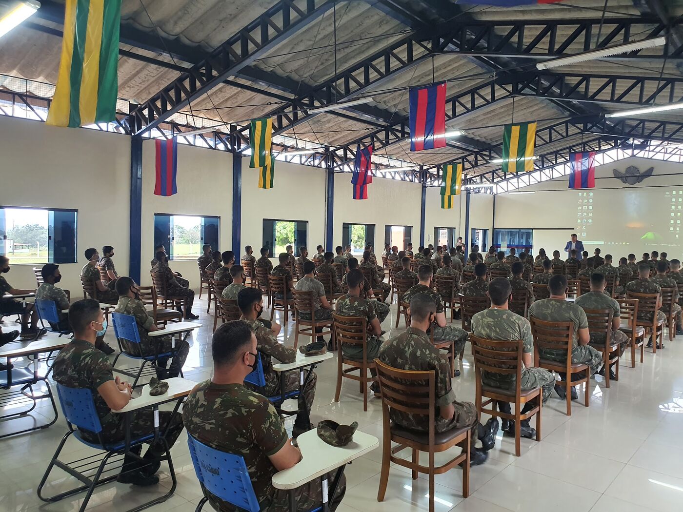 Registro da parceria da ASAP+ com CMO - Comando Militar do Oeste