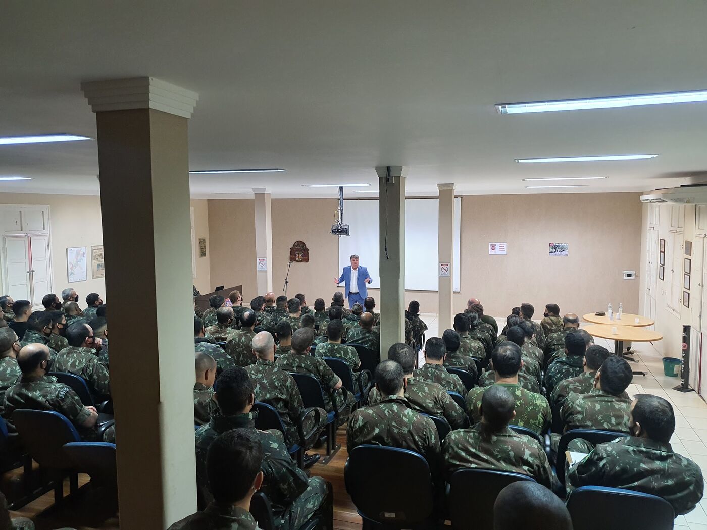 Registro da parceria da ASAP+ com CMO - Comando Militar do Oeste