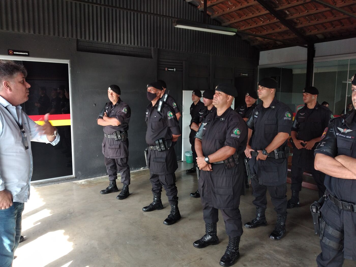 Registro da parceria da ASAP+ com Polícia Militar de Goiás