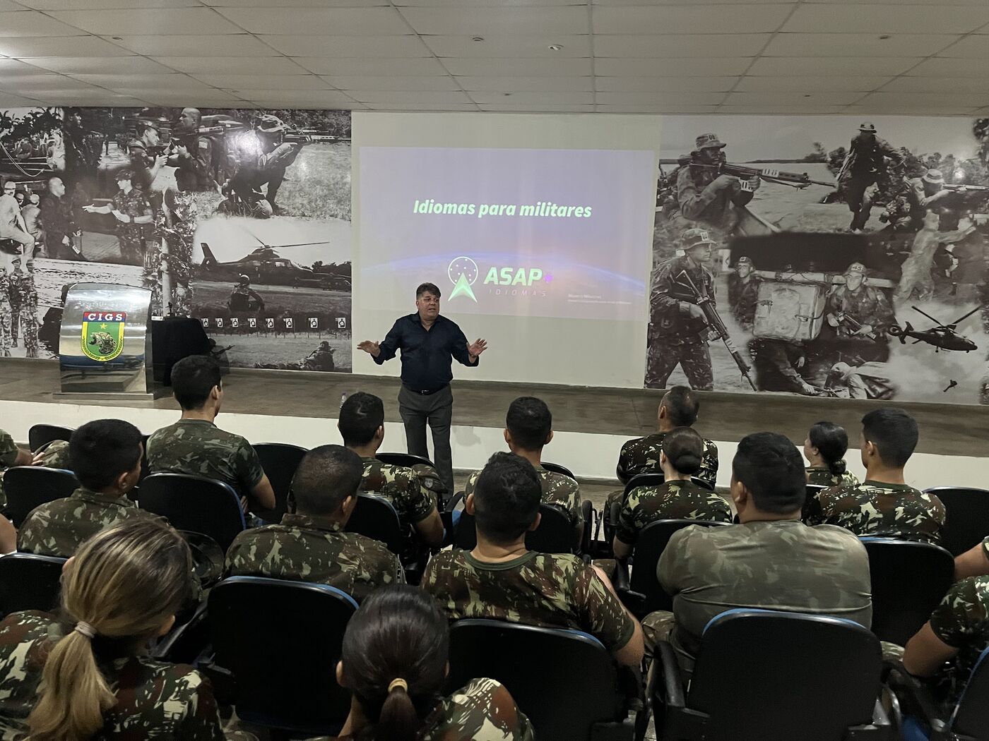 Registro da parceria da ASAP+ com CMA - Comando Militar da Amazônia